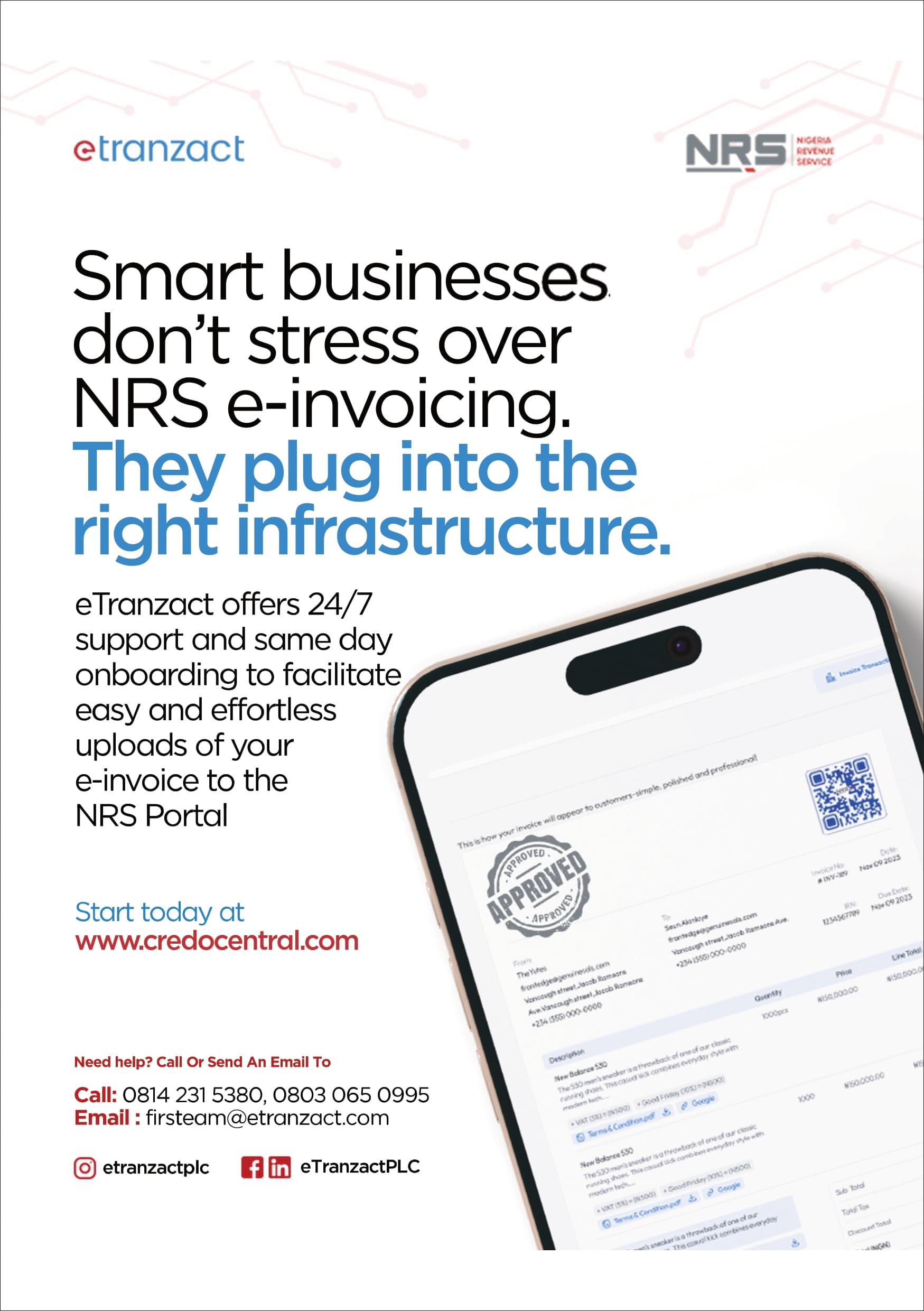 Credo Invoicing Poster